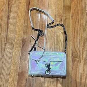 Rebecca Minkoff Iridescent Crossbody Bag with Chain Strap